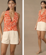 Mon Renn Tempo Print Top