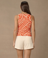 Mon Renn Tempo Print Top