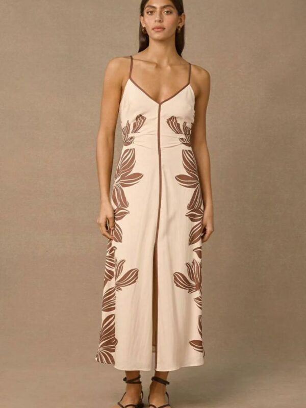 Mon Renn Palmera Midi Dress