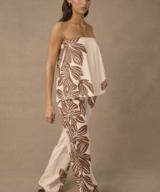 Mon Renn Palmera Strapless Top