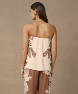 Mon Renn Palmera Strapless Top