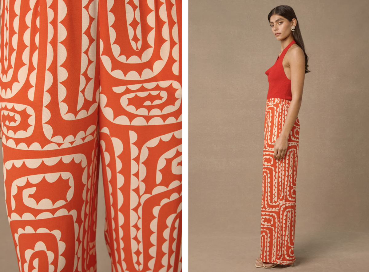 Mon Renn Temp Print Pant