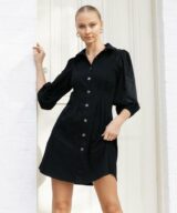 Paper Heart Hana 3/4 Slv Mini Dress