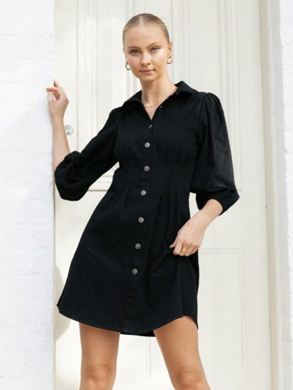 Paper Heart Hana 3/4 Slv Mini Dress