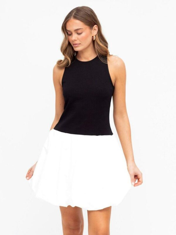 Paper Heart Poppy Bubble Hem Dress