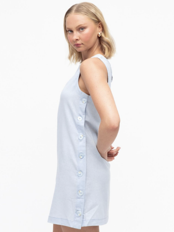 Paper Heart Amanda Side Button Dress