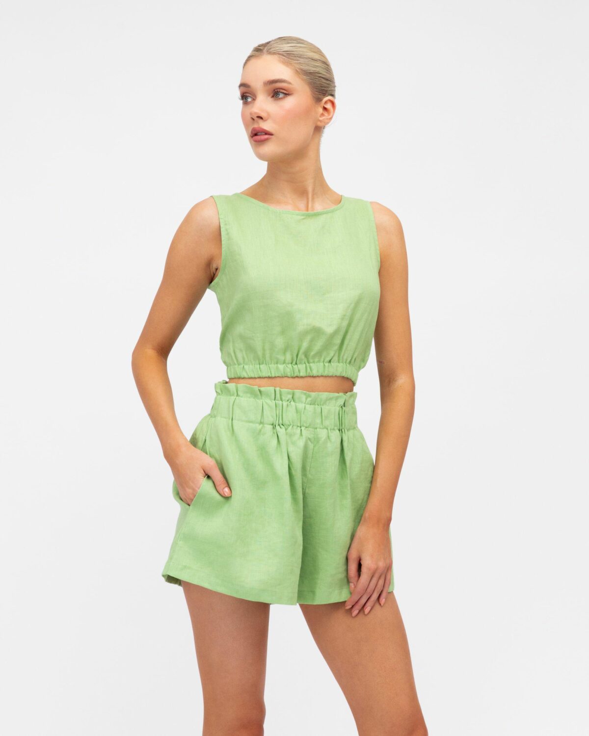 Paper Heart Daisy Crop Top