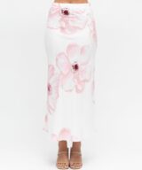 Paper Heart Poppy Pencil Maxi Skirt
