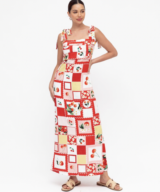 Paper Heart Cherry Maxi Dress