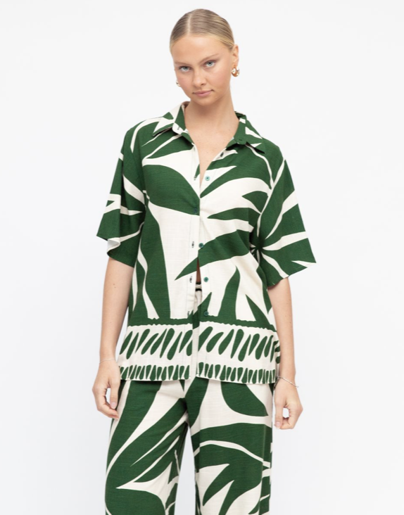 Paper Heart La Bonita Ss B/Up Shirt