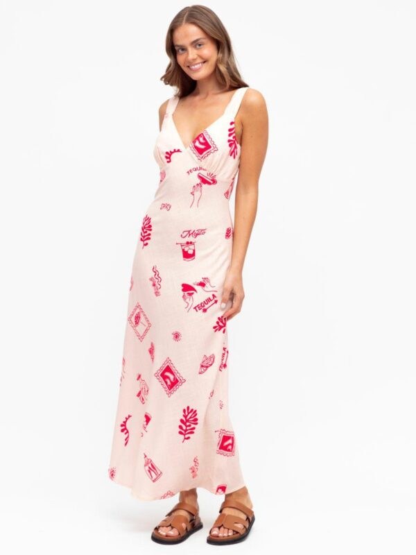 Paper Heart Mojito Slip Maxi Dress