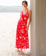 Paper Heart Mexico Maxi Dress