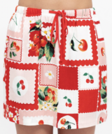 Paper Heart Cherry Mini Skirt
