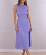 Whyte Valentyne Bria Cutout Waist Maxi
