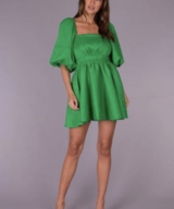 Whyte Valentyne Reyna Balloon Slv Mini Dr