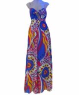 Whyte Valentyne Indigo Tie Front Jumpsuit