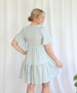 Salty Bright Adeline Check Dress