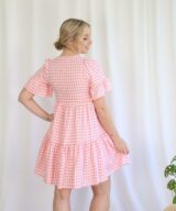 Salty Bright Adeline Check Dress