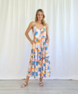 Shareen Zola Button Front Maxi Dr