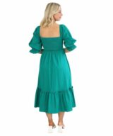Shareen Talia Puff Sleeve Midi