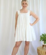 Shareen Juniper Tier Mini Dress