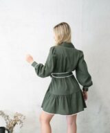 Shareen Celeste L/S Dress W/Belt