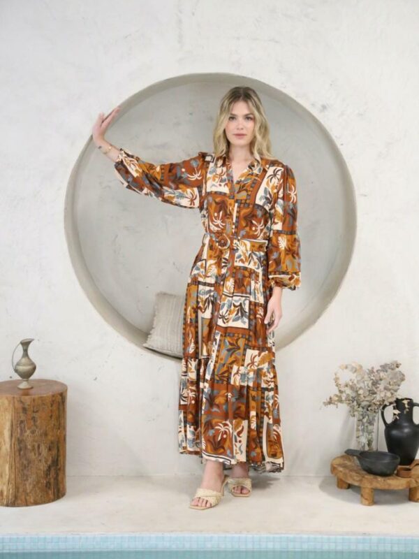 Shareen Autumn L/S Maxi Dress