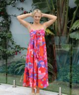 Shareen Gwen Halter Tie Maxi Dres