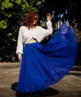 Silver Wishes Ivy Mesh Maxi Skirt