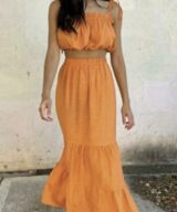 Pink Diamond Mylie Maxi Skirt