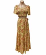 Pink Diamond Camryn Tie Maxi Skirt
