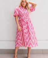 Sunnygirl Esther Diag Puff Slv Drs