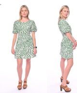 Sunnygirl Zebra Print Mini Dress
