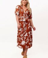 Sunnygirl Angelique Wrap Midi Dress