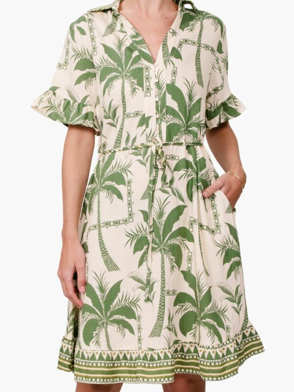 Sunnygirl Palm Life Ss Mini Dress