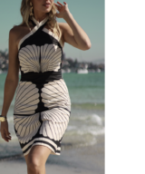 Mia Milani Palm Canyon Halter Mini D