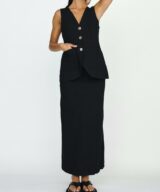 Indi Luxe Erin Frt Pkt Vest Top