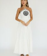 Indi Luxe Milan Halter Maxi Dress