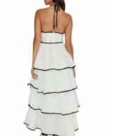 Indikah Sabrina Halter Maxi Dress