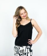 Silver Wishes Lila Lace Trim Singlet