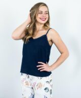Silver Wishes Lila Lace Trim Singlet