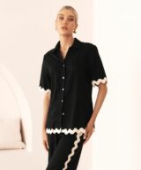 White Closet Ric Rac Ss Top