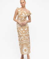 White Closet Johanna Tie Shoulder Maxi