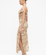 White Closet Johanna Tie Shoulder Maxi