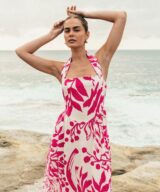 White Closet Rosalind Halter Maxi Drs