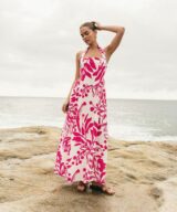 White Closet Rosalind Halter Maxi Drs