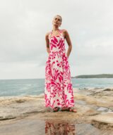 White Closet Rosalind Halter Maxi Drs