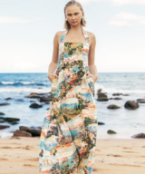 White Closet Isadora Halter Dress