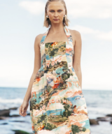 White Closet Isadora Halter Dress