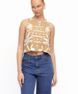 White Closet Johanna Shell Top